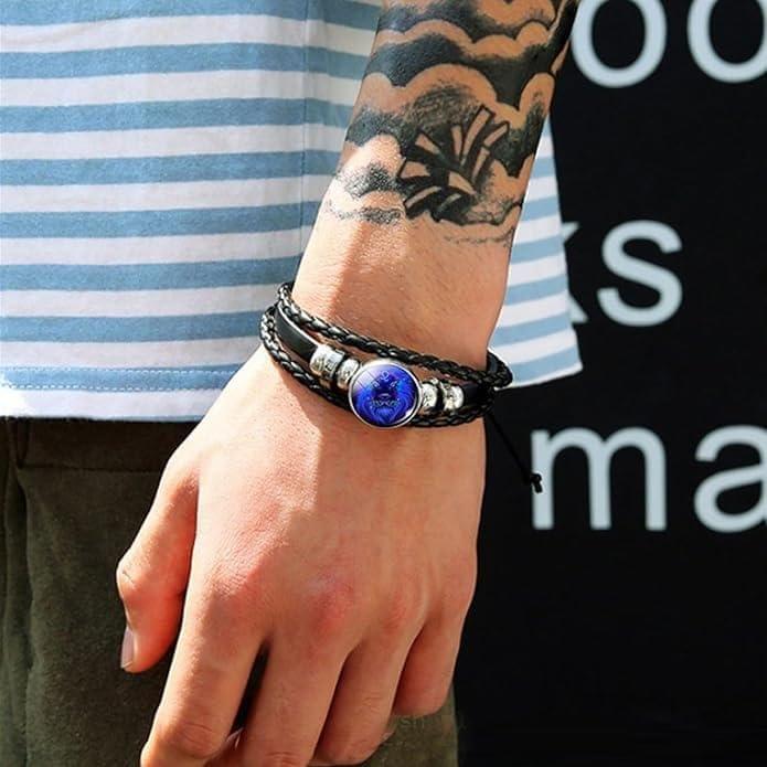 5778795109 Zodiac Leather Bracelet